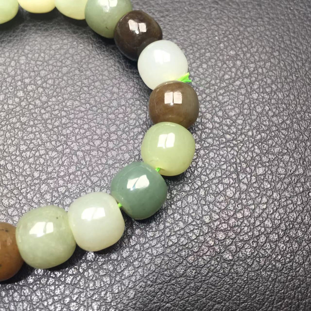 Hetian jade colorful bracelet