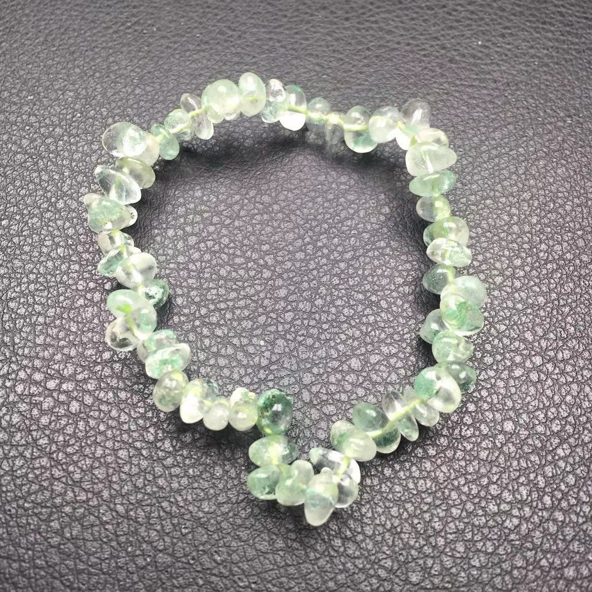 Freeform chlorite phantom bracelet