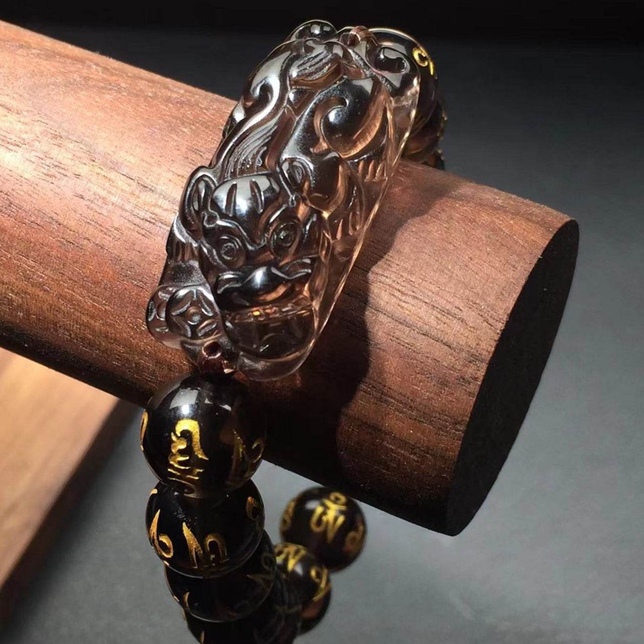 Feng Shui Black Obsidian Beads Pi Xiu Bracelet Attract Wealth Good Luck  Jewelry | eBay