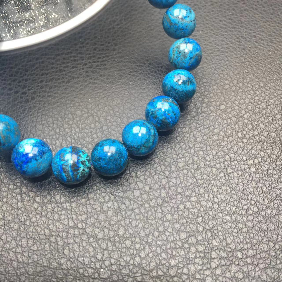 natural azurite bracelet-天然蓝铜矿手串