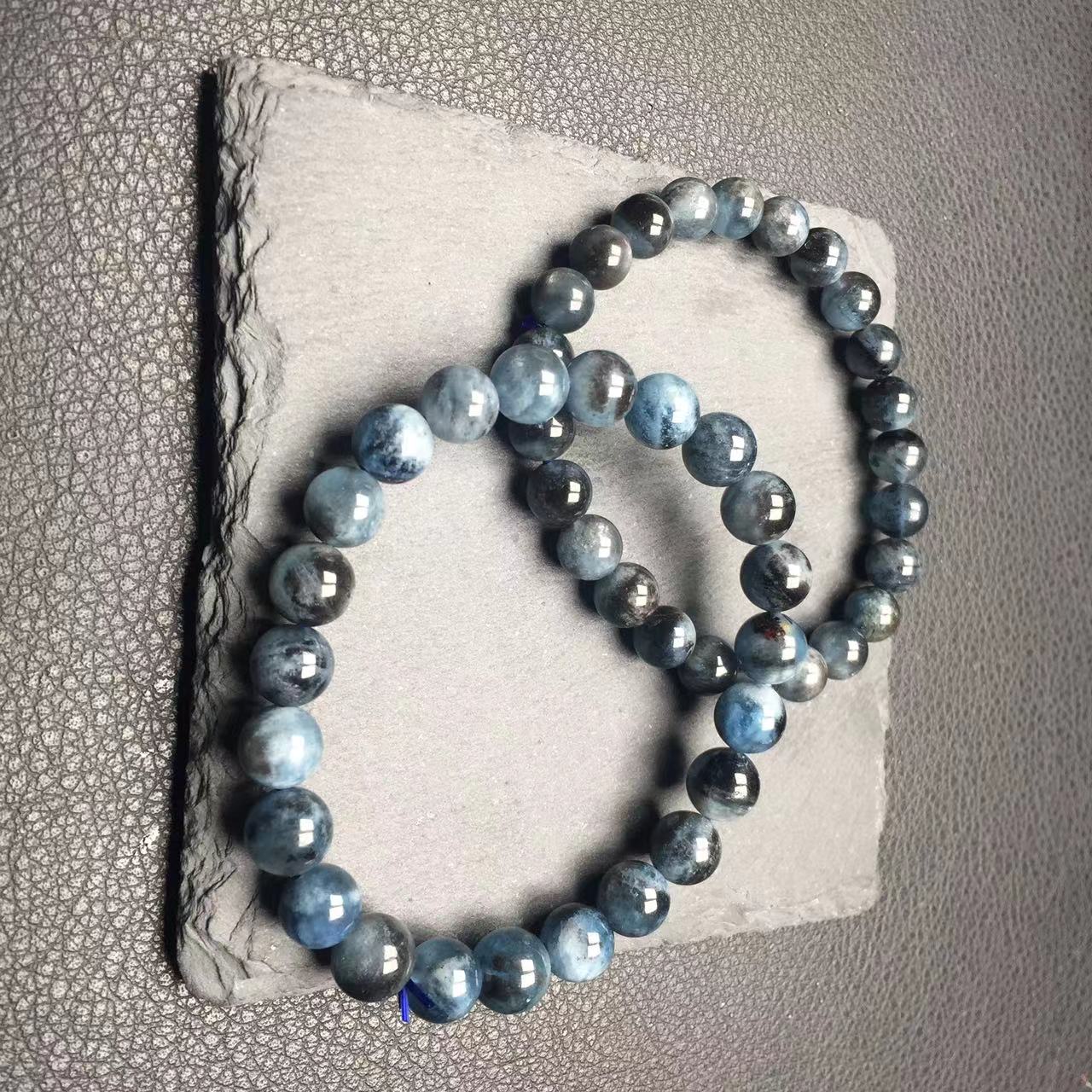 Flashy devil aquamarine bracelet-魔鬼海蓝宝手串