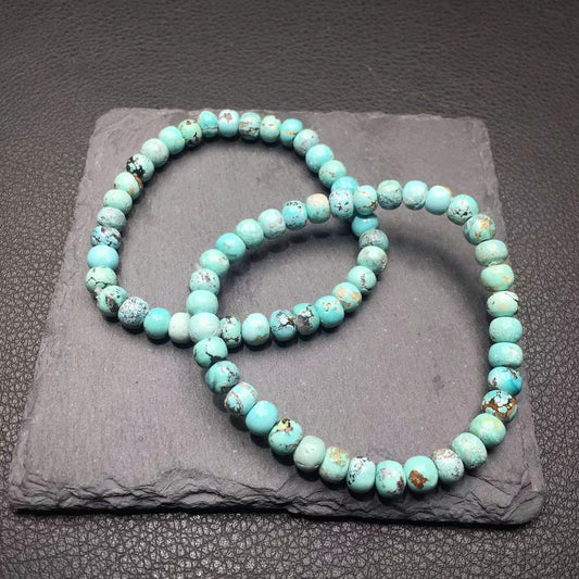 Natural turquoise bracelet-绿松石手串