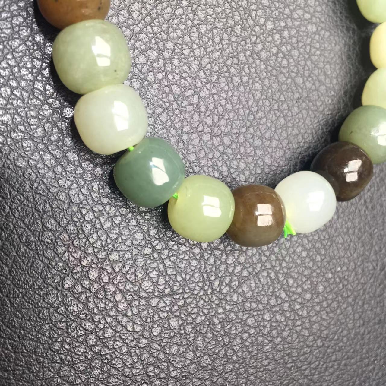 Hetian jade colorful bracelet