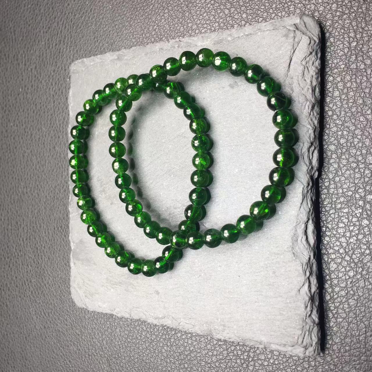 diopsite  bracelet -透辉石手串