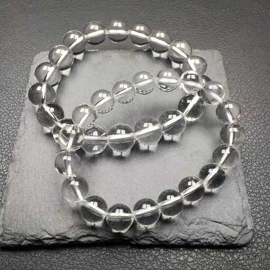 Clear quartz HQ glass body bracelet