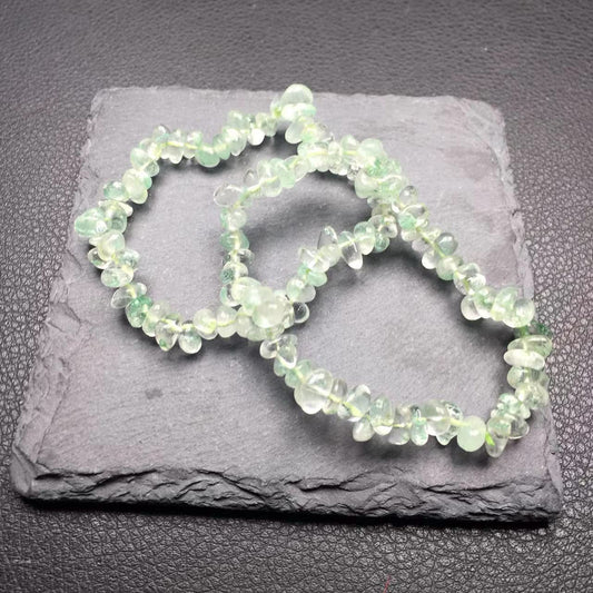 Freeform chlorite phantom bracelet