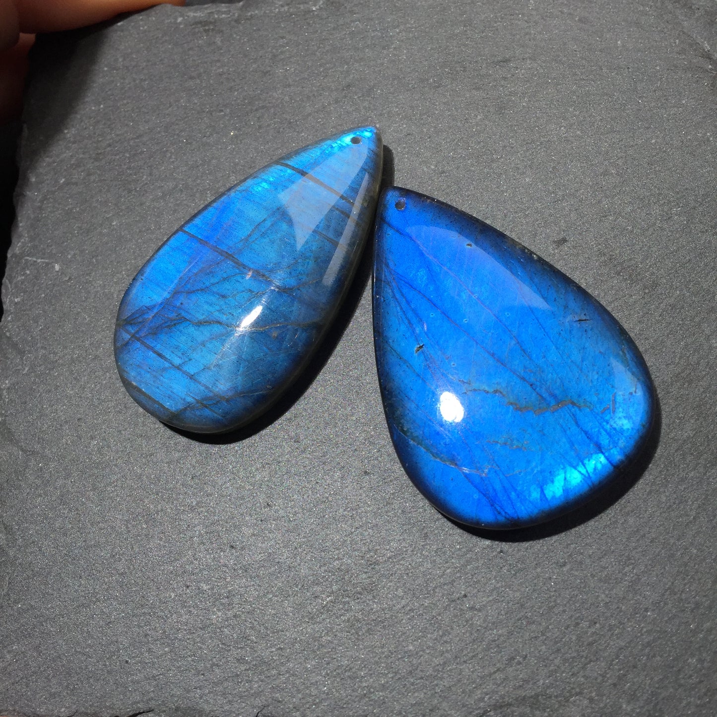 Sunmoonstar crystal water drop labradorite pendant-吊坠