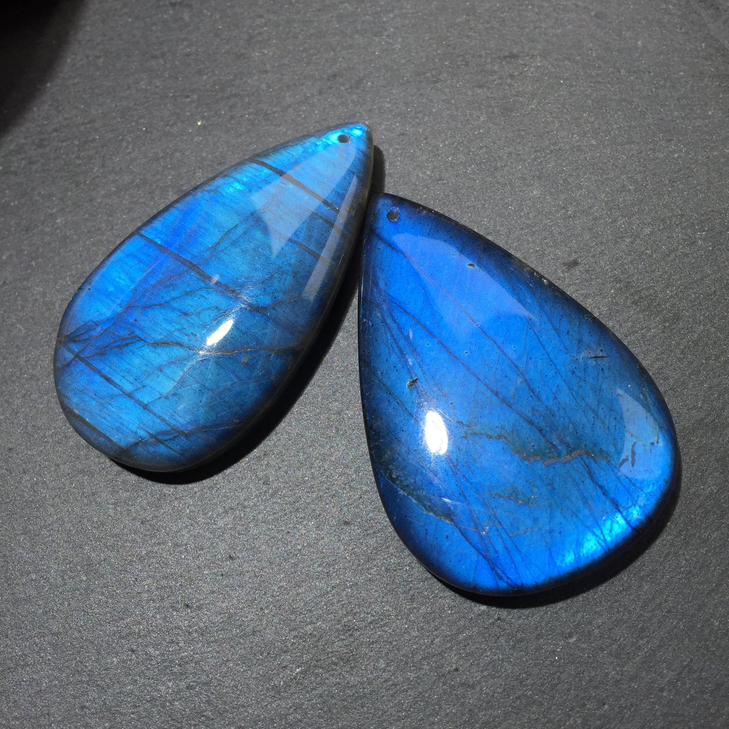 Sunmoonstar crystal water drop labradorite pendant-吊坠