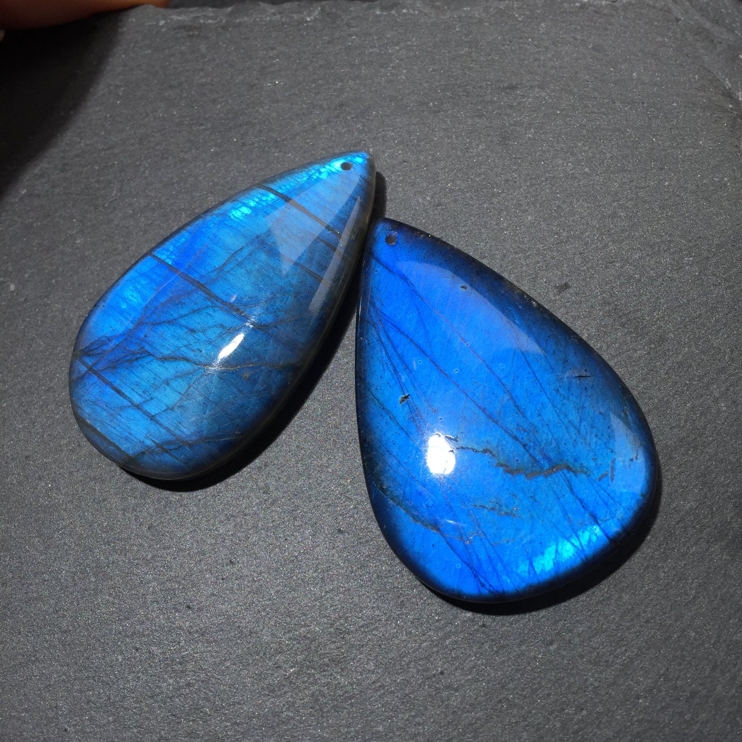 Sunmoonstar crystal water drop labradorite pendant-吊坠