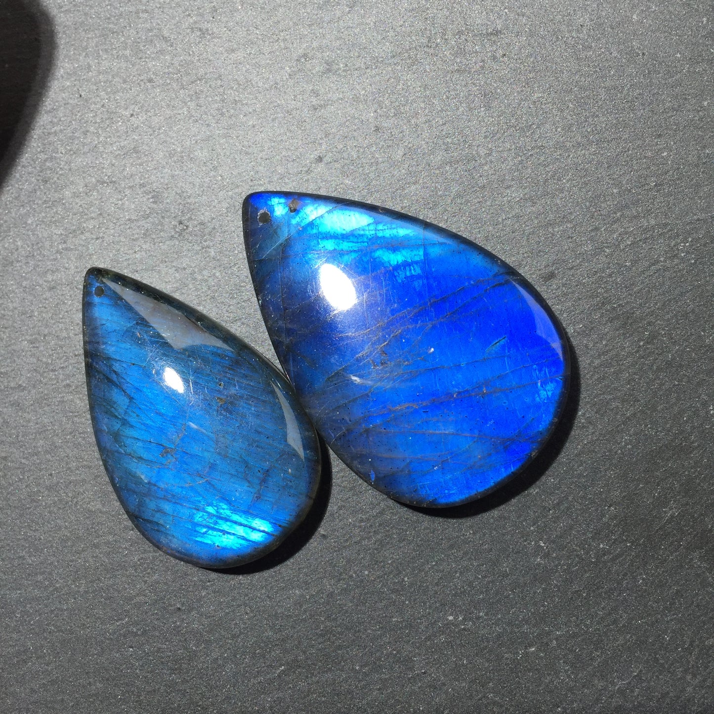 Sunmoonstar crystal water drop labradorite pendant-吊坠