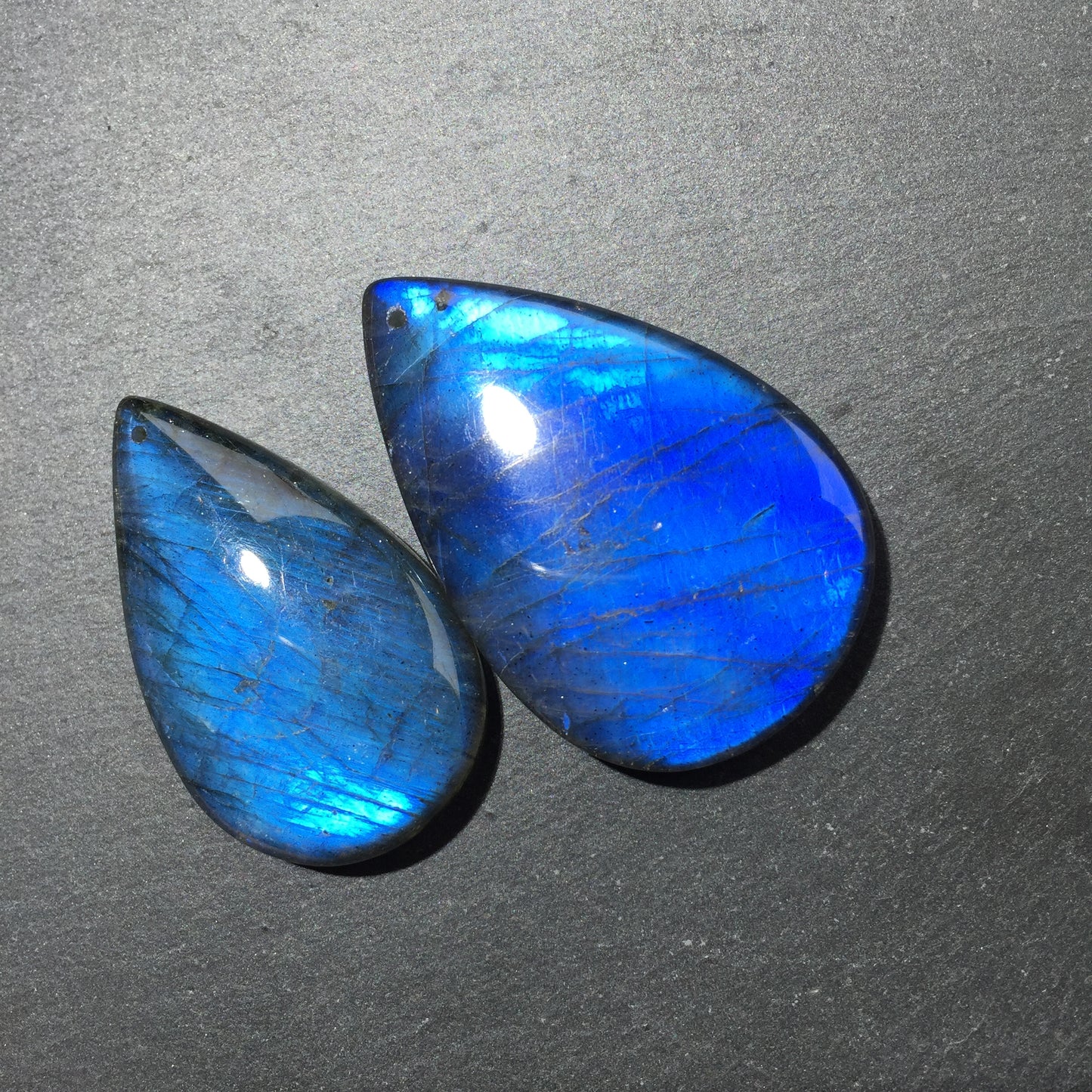 Sunmoonstar crystal water drop labradorite pendant-吊坠